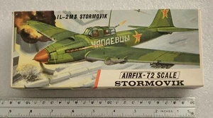 Vintage Airfix 1/72 Scale Red Stripe Ilyushin IL-2M3 Stormovik Aircraft Kit - Picture 1 of 11