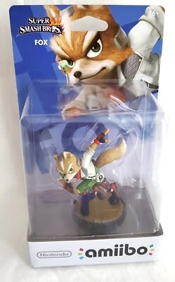Nintendo Amiibo Wii U Nintendo 3 DS Super Smash Bros Fox Raro Difícil de Encontrar Foto 1 de 4