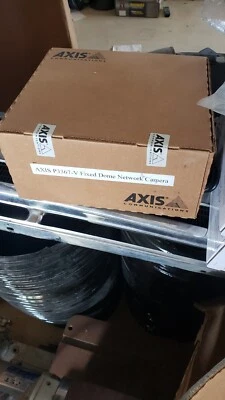 Axis P3367-V 5MP Dome IP Network Surveillance Security Camera 0406-001 New Whs1 - Image 1 of 3