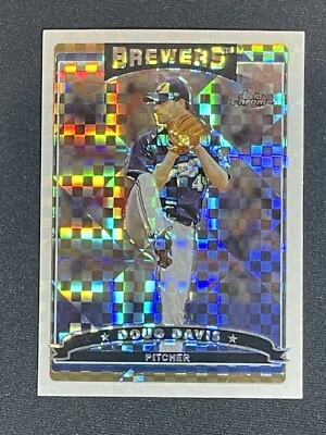 2006 TOPPS CHROME XFRACTOR Doug Davis Milwaukee Brewers Pitcher 159 - Image 1 of 3