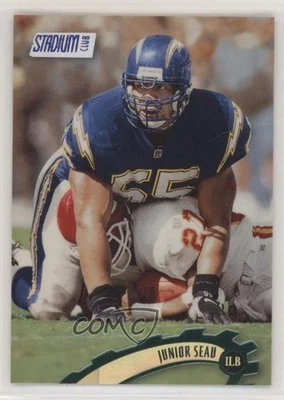 1997 Stadium Club First Day Issue Junior Seau #1 HOF - Image 1 of 2