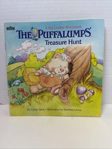 The Puffalumps Treasure Hunt Softcover Marvel Books 1987 80s Plush Toy - Picture 1 of 7