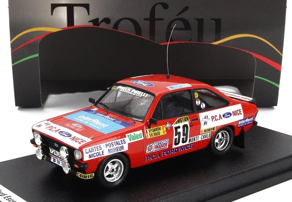 1/43 TROFEU - FORD ENGLAND - ESCORT MKII RS2000 (night version) N 59 TRRFR65 - Immagine 1 di 1