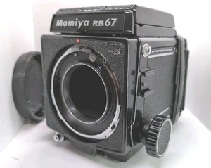 [N COMO NUEVO] Cámara fotográfica Mamiya RB67 Pro S buscador de nivel de cintura 120 espalda de Japón - Imagen 1 de 16