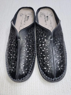 Spring Step Para Mujer Cuero Suave Negro Sin Cordones Talla 8.5 Foto 1 de 4