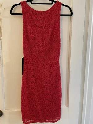 Vestido rojo de encaje Bebe talla XXS Foto 1 de 4