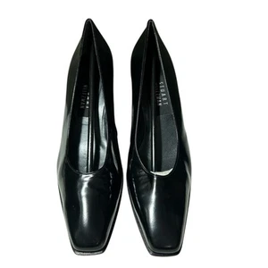 Salvatore Ferragamo schwarz spitz zulaufend Pfennigabsatz Größe 8,5AA - Bild 1 von 7