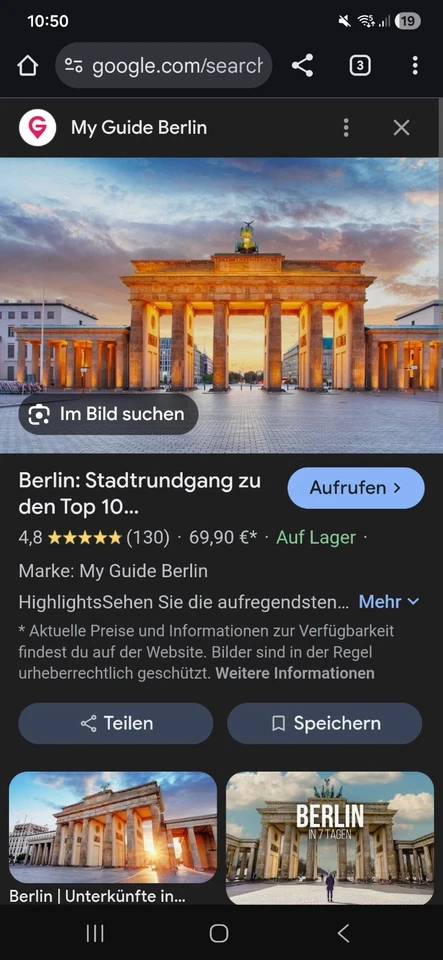 ICE Fahrkarte 27.11.25  Salzburg nach Berlin - Bild 1 von 1