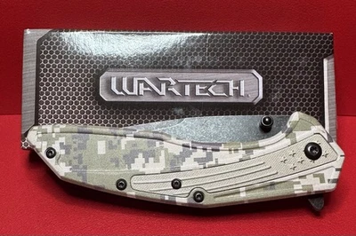Cuchillo Wartech nuevo en caja PWT135A camuflado EDC Foto 1 de 4