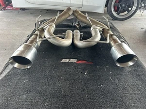 Mustang S197 11-14 Solo Performance Axle Back Mufflers 3in Inlet - Picture 1 of 8