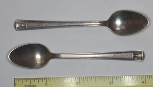 Holmes & Edwards Vintage Silverplate - Pair "Century" Demitasse Spoons c. 1923 - Picture 1 of 3