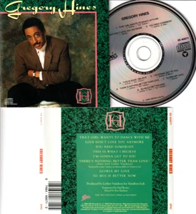 Gregory Hines Luther Vandross Self Titled (CD, 1988) LIKE NEW - Picture 1 of 1