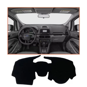 For Ford Ecosport 18-21 Black Car Dash Cover Mat Dashboard Pad Shade Protective - Picture 1 of 9