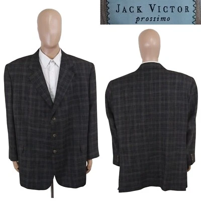 Jack Victor Prossimo Lindenwood Three Button Wool Silk Linen Sport Coat 56R - Image 1 of 4