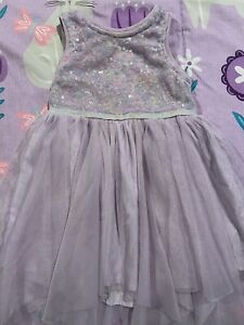 Cat And Jack Princess Fairy Dress Girls 2T Sequin & Tulle Lilac Purple Shimmer