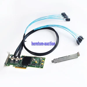 For LSI 6Gbps SAS HBA 9240-8I IT Mode ZFS FreeNAS unRAID + 2*SFF-8087 SATA - Picture 1 of 12