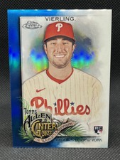 Matt Vierling Phillies 2022 Topp Chrome Allen&Ginter Worlds Champions 122/150 RC