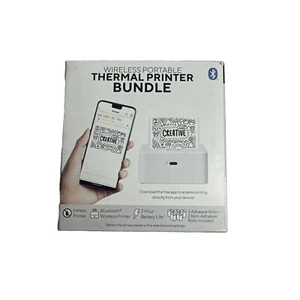 Wireless Mini Portable Thermal Printer + Label Maker Core Innovations CTP500 - Picture 1 of 6