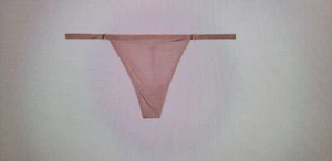 Victoria's Secret String Thong Very Sexy Line w/Gold V Logo đSz Med new in pk - Picture 1 of 1