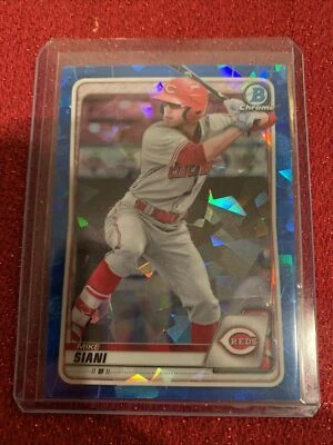 Mike Siani 2020 Bowman Draft Chrome Sapphire ATOMIC REFRACTOR Rookie BD-7 - Image 1 of 2