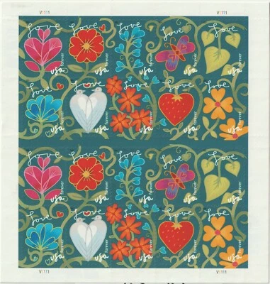 US # 4531-40 GARDEN OF LOVE (2011) - Sheet of 20 Forever Stamps MNH NEW! Floral - Image 1 of 4