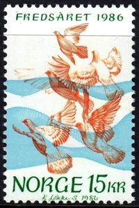 C4 Norway 1986, NK 1008, MNH, Int. Year of Peace, SC #902, MI 960. - Picture 1 of 1