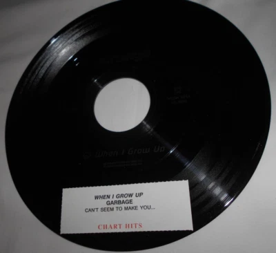 Garbage When I Grow Up Mint- 7" Jukebox Promo 1998 + Strip unused Cant Seem To - Image 1 of 3