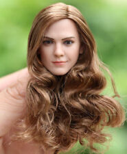 1/6 Female Head Sculpt Model Hermione Emma Watson Curls For 12" Figure Body Doll