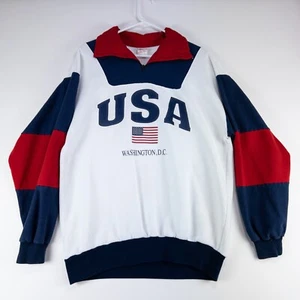 Sudadera Vintage Washington DC Adulto Extra Grande Blanca Roja AzulT de DC EE. UU. - Imagen 1 de 11
