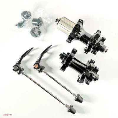 43364167 Juego de bujes de bicicleta MTB ELEGIDO 32H 9x100/10x135 con adaptador 15x100/12x142 Foto 1 de 2