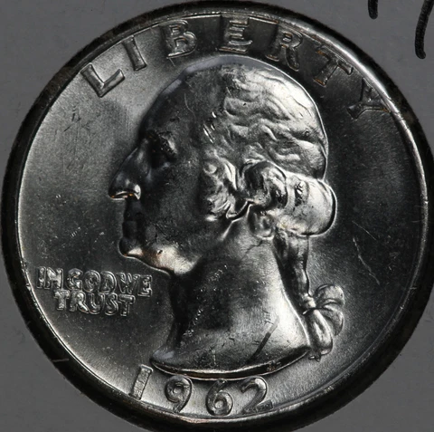 Beautiful Uncirculated 1962 Type B Washington Quarter!! Cover