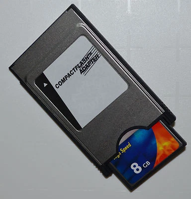 PCMCIA Adapter CF 8 GB für Mercedes COMAND APS C197 W212 W204 W221 W207  - Bild 1 von 3