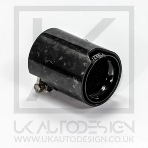 1x BMW M2/M3/M4/M5 MP schwarz geschmiedet Kohlefaser Auspuffspitze F87/F80/F82/F83/F10 - Bild 1 von 6