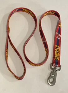 Vintage 90s CY Logo Iowa State Cyclones Dog Cat Leash Lead 47” Red Blue Football - Picture 1 of 5