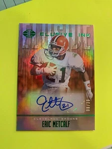2019 PANINI ILLUSIONS ERIC METCALF ELUSIVE INK AUTOGRAPH 8/30  - Picture 1 of 1