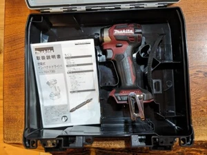 Unbenutzter Makita TD173DZAR Schlagschrauber rot 18 V Ah nur Gehäuse & Koffer - Bild 1 von 4