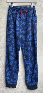 NIKE Sportswear Logo Joggers Boys Youth Extra Large Royal Blue Sweatpants - Picture 1 of 11