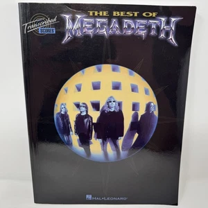 The Best Of MEGADETH Music Book Songbook Transcribed Scores - Hal Leonard - Picture 1 of 6