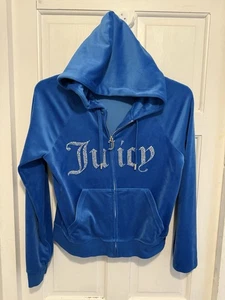 Juicy Couture Zip Up Hooded Jacket Size M - Picture 1 of 1