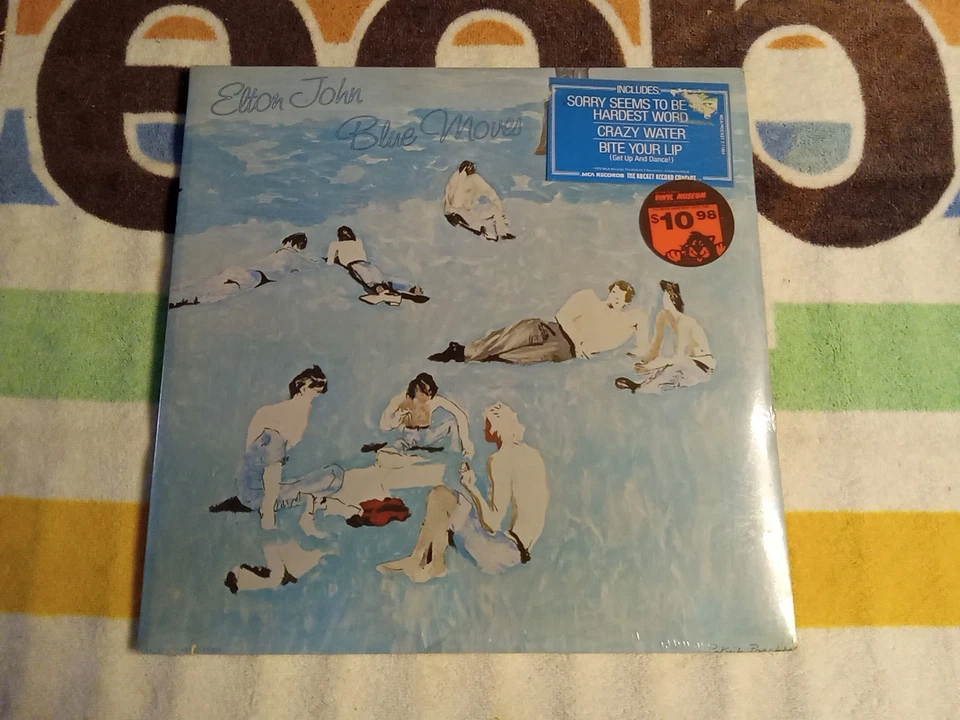 Elton John Blue Moves Record LP Vinyl Factory *Sealed* Original Press 1976 - Image 1 of 2