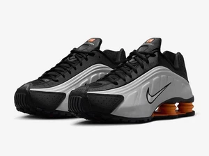 Nike Shox R4 Bright Mandarin Sneaker Schuhe Silber 47 47.5 US 12.5 13 HQ1988-003 - Bild 1 von 10