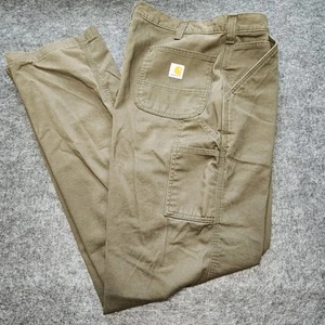 Pantalones de trabajo utilitarios para hombre Carhartt marrón B324 ajuste relajado 38x36 - Imagen 1 de 10