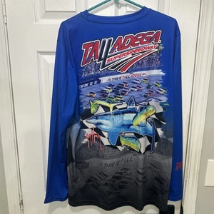 Guy Harvey Herren Blau Talladega Superspeedway Langarm Hemd NASCAR, Herren XL - Bild 1 von 6