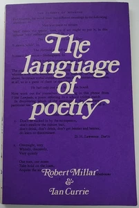 The Language of Poetry by Robert Millar and Ian Currie 1970 1st Ed. Paperback - Imagen 1 de 4