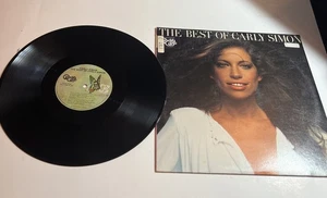The Best of Carly Simon 1975 Elektra 7E-1048 Vinyl LP    VG - Picture 1 of 4