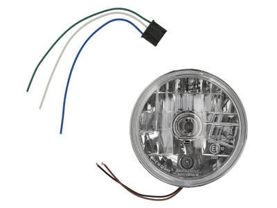 Klarglasscheinwerfereinsatz H4 140mm - für Simson KR51 Schwalbe, SR4-2 Star, SR4 - Bild 1 von 3