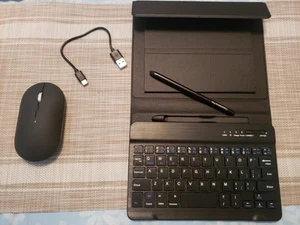 for Samsung Galaxy Z Fold 6 5 4 Keyboard and Mouse, Portable Mini Bluetooth K... - Picture 1 of 8