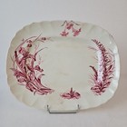 Plat Décor Flore De Jules Vieillard 19ème