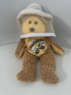 Beanie Kids Collectables - HONEYCOMB BEEKEEPER Bear DOB 29.1.05 - No Tag - image 1 of 4