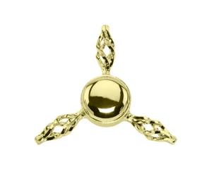 MINI Triple Caged Twisted Bicycle Axle Knock-Off  Lowrider Cruiser Bikes Gold - Picture 1 of 1